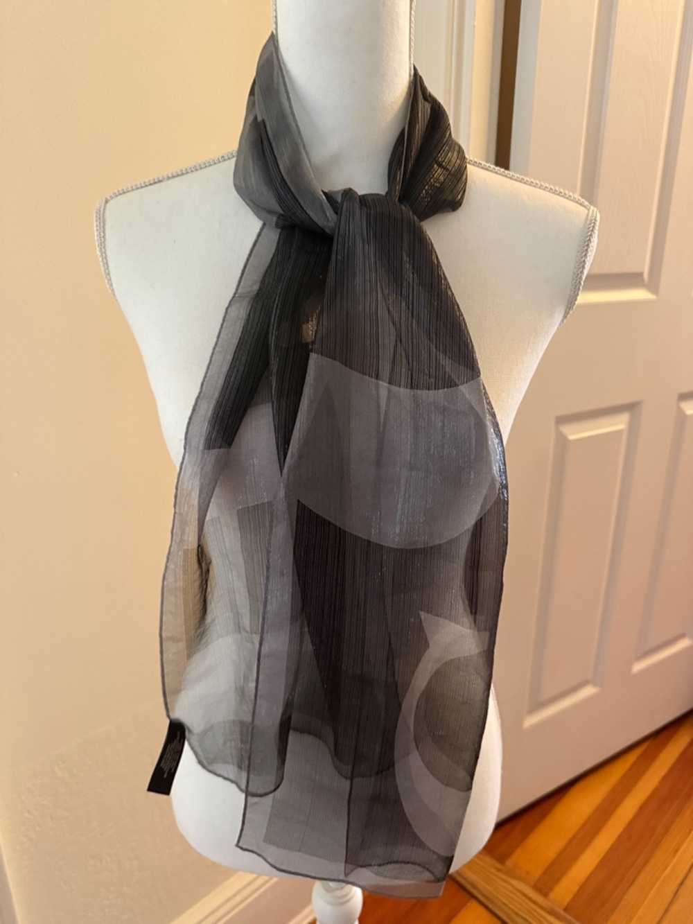 Coach Sheer Logo Scarf